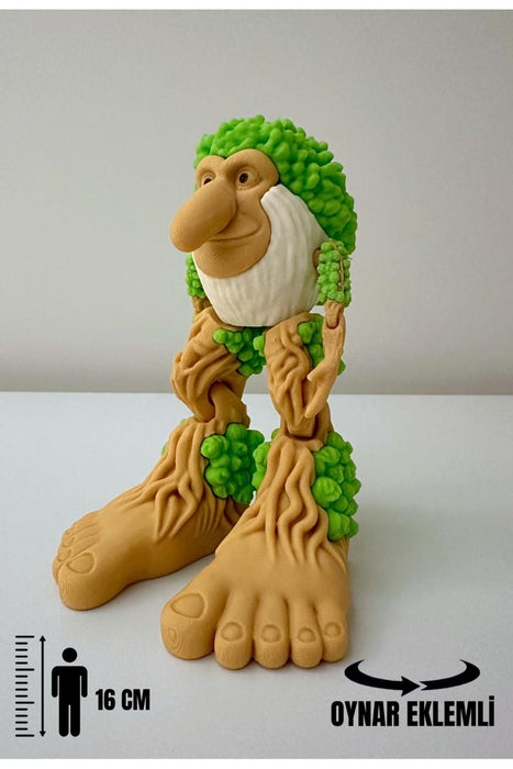 BRR BRR PATAPİM > Tung Tung Tung Sahur Figürü Hareketli/Eklemli/Boyasız Mega Boy