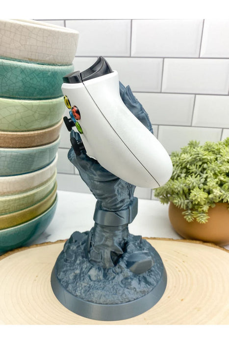 Zombi Eli Şeklinde Dekoratif Kol Tutucu, Joystick Kumanda Standı, Xbox / Ps4 / Ps5 Uyumlu