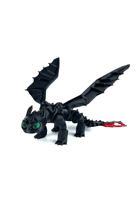 Dişsiz (toothless) Ejderhanı Nasıl Eğitirsin Hareketli Figürü - 20 Cm ( 1 Adet siyah ) hayatvesanat