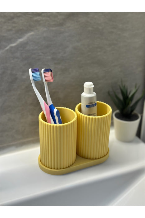 Diş Fırçalık Diş Fırçalık Seti Sarı