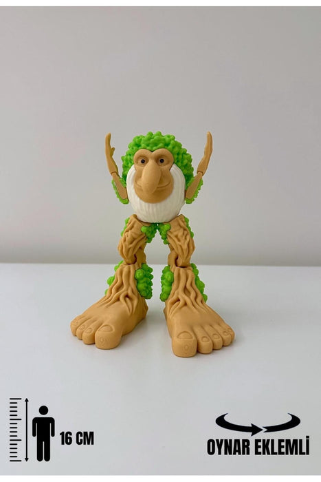 BRR BRR PATAPİM > Tung Tung Tung Sahur Figürü Hareketli/Eklemli/Boyasız Mega Boy