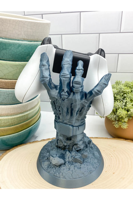 Zombi Eli Şeklinde Dekoratif Kol Tutucu, Joystick Kumanda Standı, Xbox / Ps4 / Ps5 Uyumlu