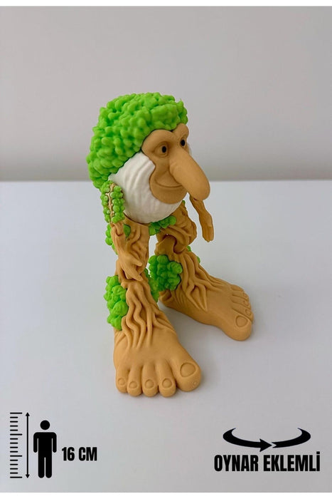 BRR BRR PATAPİM > Tung Tung Tung Sahur Figürü Hareketli/Eklemli/Boyasız Mega Boy