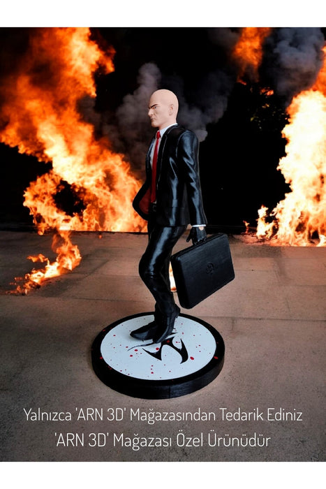 Hitman Dekoratif Figür (Agent 47)