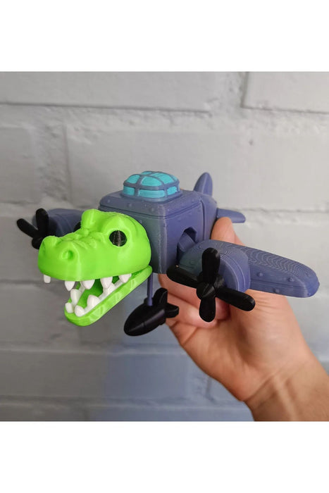 Bombardino Crocodilo Figürü Brainrot figür tung tung tung sahur ailesi