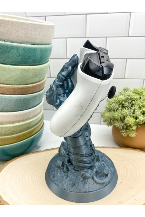 Zombi Eli Şeklinde Dekoratif Kol Tutucu, Joystick Kumanda Standı, Xbox / Ps4 / Ps5 Uyumlu