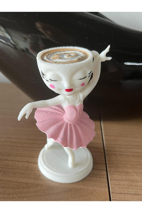 Ballerina Cappuccino Brainrot Figür Tiktok Ai Karakter Tung Tung Sahur Sevgilisi Meme Figür