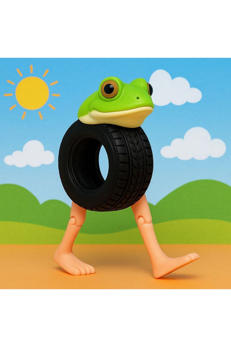 Boneca Ambalabu figürü Boneka Ambalabu brainrot figür tung tung tung sahur ailesi lastik kurbağa