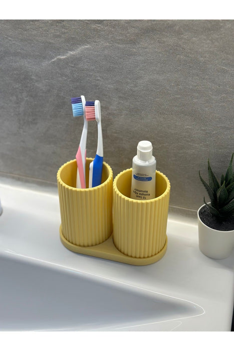Diş Fırçalık Diş Fırçalık Seti Sarı