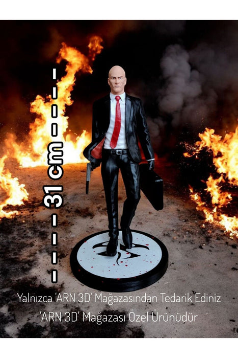 Hitman Dekoratif Figür (Agent 47)