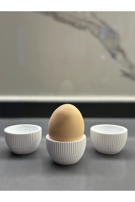 3'LÜ MODERN YUMURTALIK BEYAZ