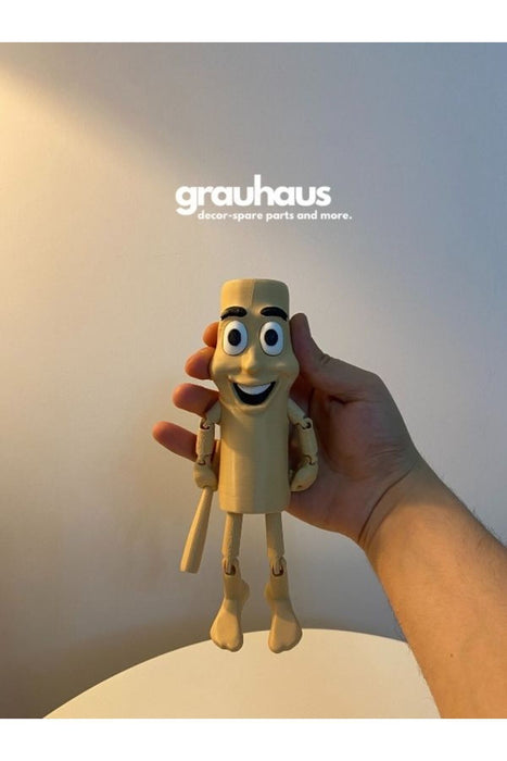 Tung Tung Sahur Figürü 20 CM Hareketli Oyuncak Figür