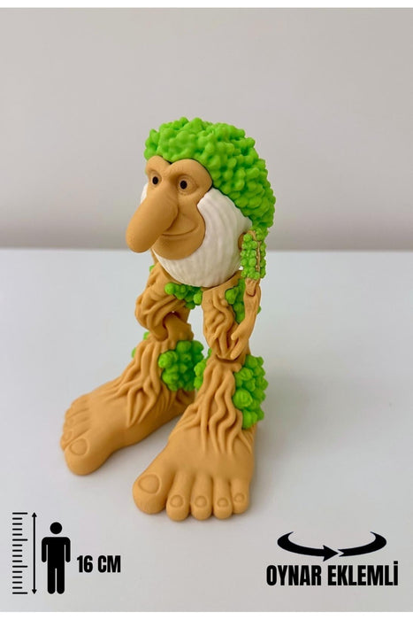 BRR BRR PATAPİM > Tung Tung Tung Sahur Figürü Hareketli/Eklemli/Boyasız Mega Boy