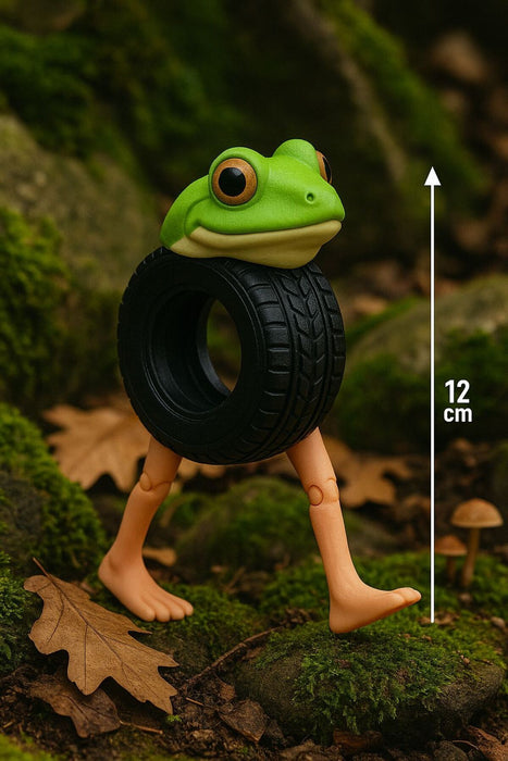 Boneca Ambalabu figürü Boneka Ambalabu brainrot figür tung tung tung sahur ailesi lastik kurbağa