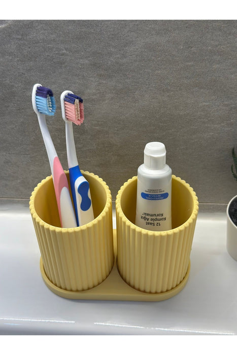 Diş Fırçalık Diş Fırçalık Seti Sarı