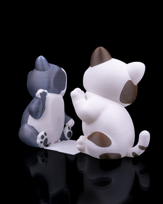 Kedi Kitap Desteği, 3D Baskı, Ev Dekorasyonu, Kitaplık Düzenleme, Kitap Sever Hediyesi.