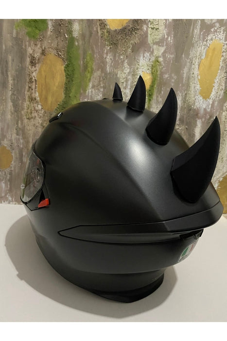 Motosiklet Kask Dikeni Kask Aksesuarı Kask Sivri Uçlar - Dikenli Görünüm Kask Aparat