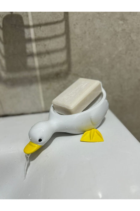 Eğlenceli Ördek Şeklinde Sabunluk – Suyla Arınan Sabunlar İçin Pratik Çözüm