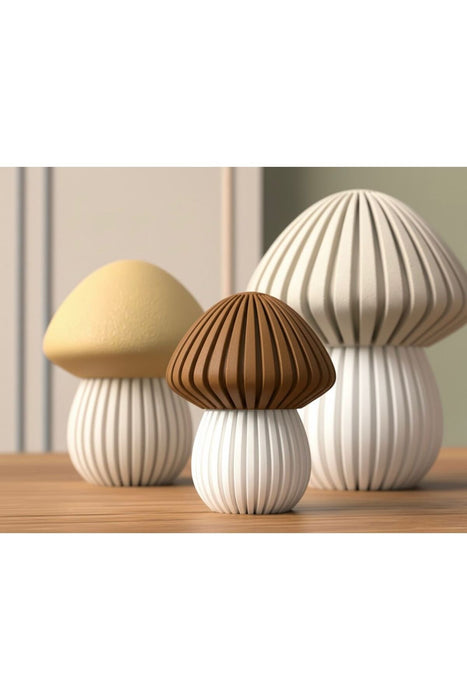 Mantar Dekoru - LED Mum Uyumlu