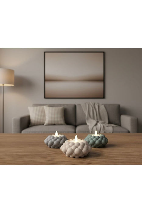 Balkabağı Tealight Mumluk 80x46 Mm