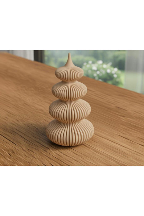 Modern Noel Ağacı - LED Mum Uyumlu 18 Cm