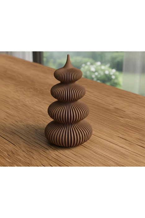 Modern Noel Ağacı - LED Mum Uyumlu 18 Cm