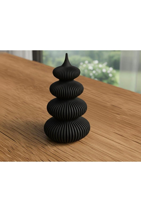 Modern Noel Ağacı - LED Mum Uyumlu 14 Cm