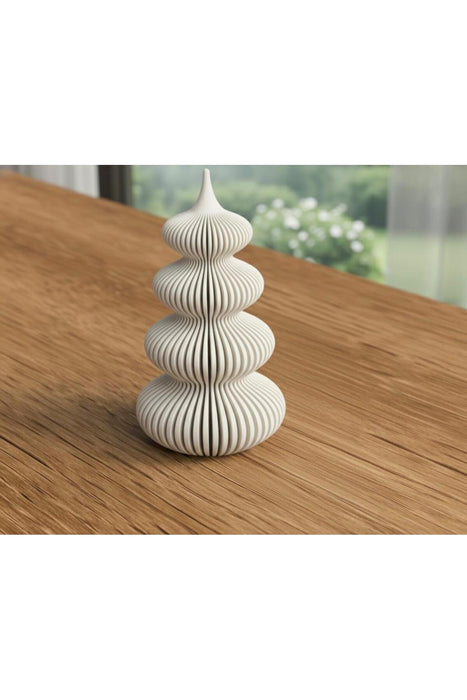 Modern Noel Ağacı - LED Mum Uyumlu 18 Cm