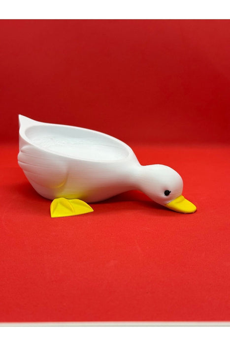 Eğlenceli Ördek Şeklinde Sabunluk – Suyla Arınan Sabunlar İçin Pratik Çözüm