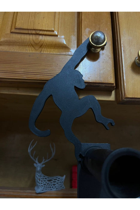 Maymun Muz Askısı - Eğlenceli Askı - Şık Mutfak Dekoru